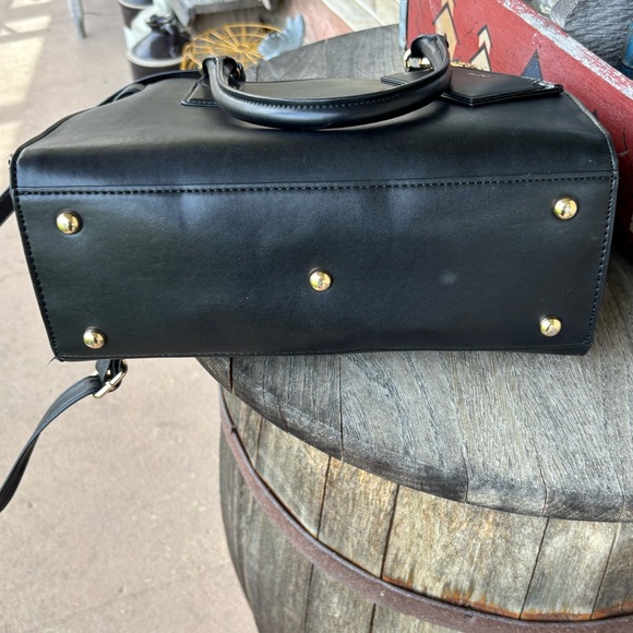 ALDO Black and Snake‎ Print Satchel Bag - Picture 7 of 9